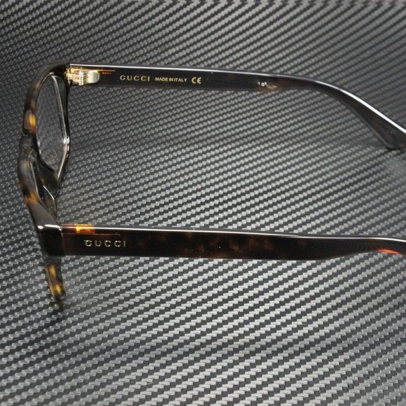 GUCCI MEN's HAVANA 55MM EYEGLASSES! NEW! SALE - Picture 2 of 4